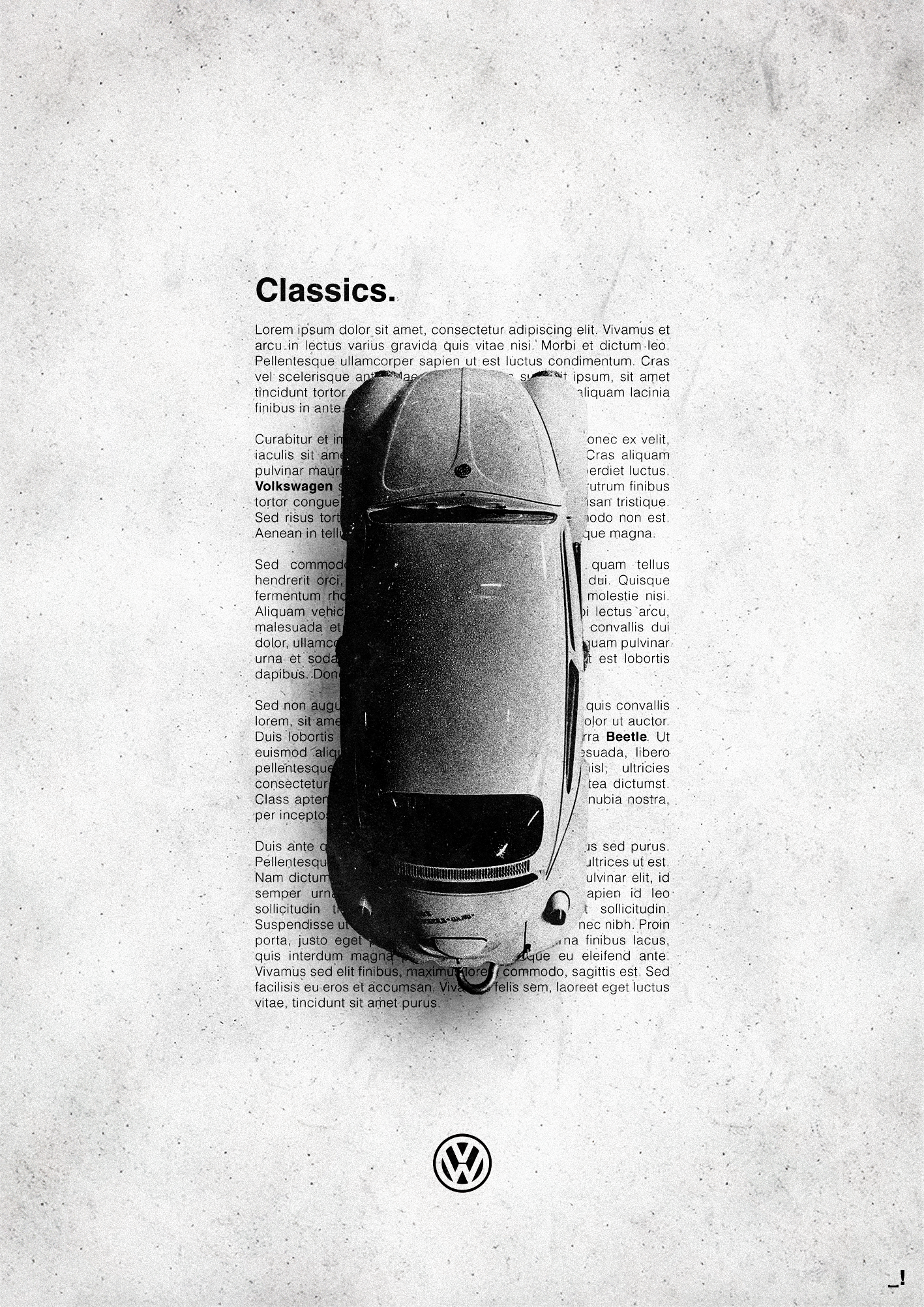 Vintage VW Beetle